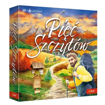 Planszowa gra rodzinna Pięć Szczytów Górskie Wędrówki Trefl 02517