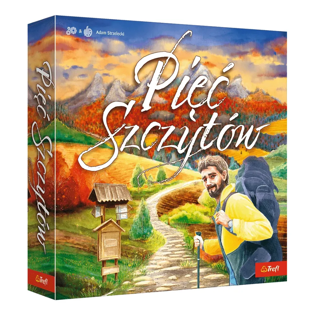 Planszowa gra rodzinna Pięć Szczytów Górskie Wędrówki Trefl 02517