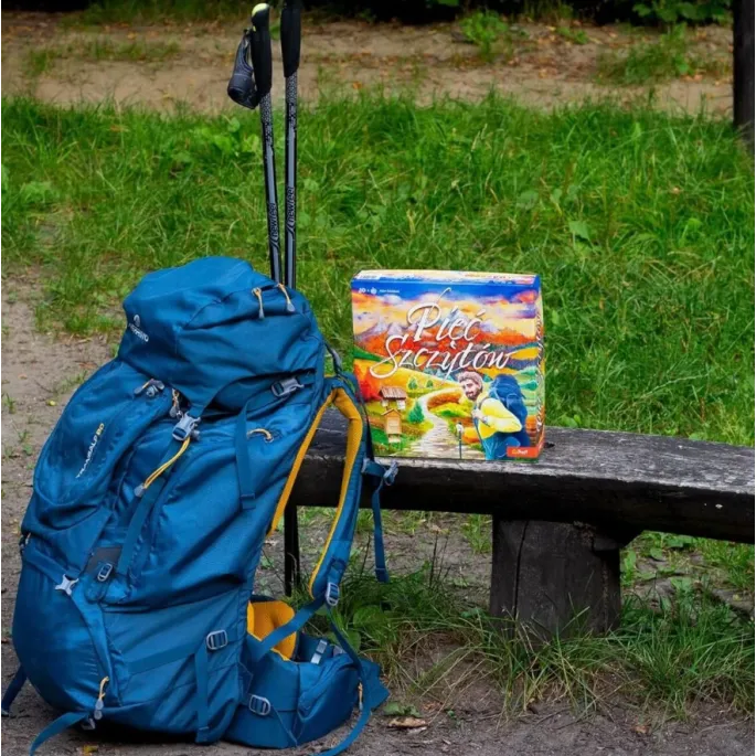 Dynamiczna rozgrywka dla całej rodziny przy planszy Pięć Szczytów