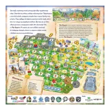 Komponenty gry Pięć Szczytów Górskie Wędrówki Trefl podczas rodzinnej zabawy