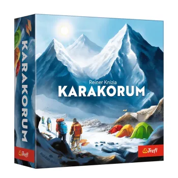 Pudełko gry planszowej Karakorum Reiner Knizia King of the Mountains