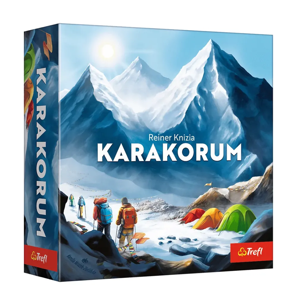 Pudełko gry planszowej Karakorum Reiner Knizia King of the Mountains