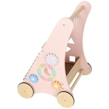 Pchacz z liczydłem rozwijający zdolności manualne i logiczne dziecka