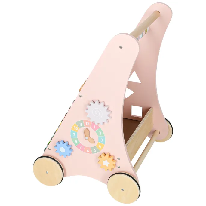 Pchacz z liczydłem rozwijający zdolności manualne i logiczne dziecka