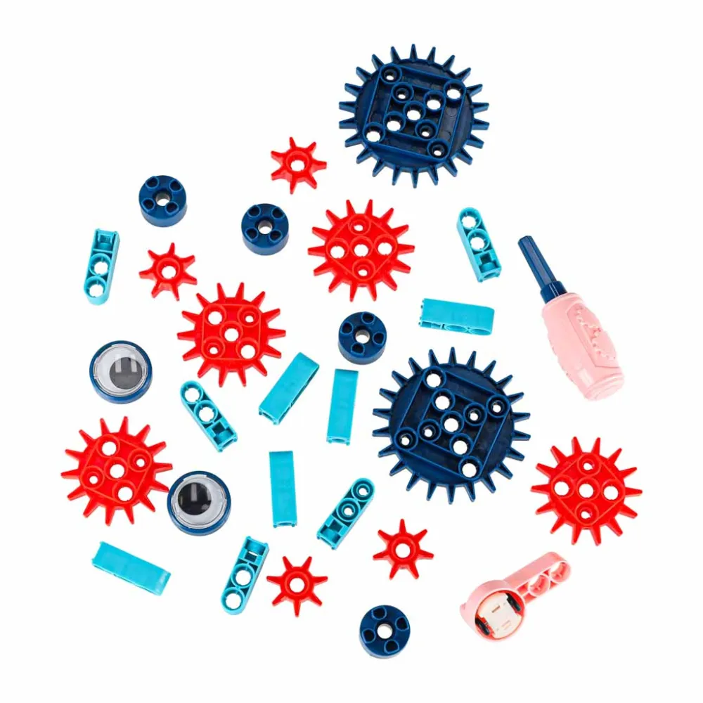 zestaw STEM do budowy ruchomych modeli z akumulatorem USB