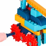dziecięce klocki do budowania ruchomych konstrukcji mechanicznych