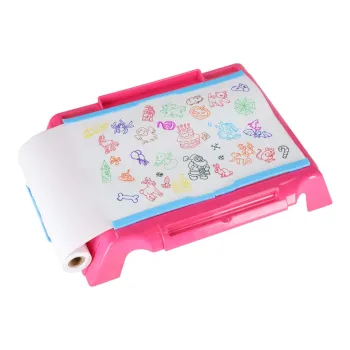 Dziecięcy projektor do rysowania ze 72 wzorami i kolorowymi kredkami