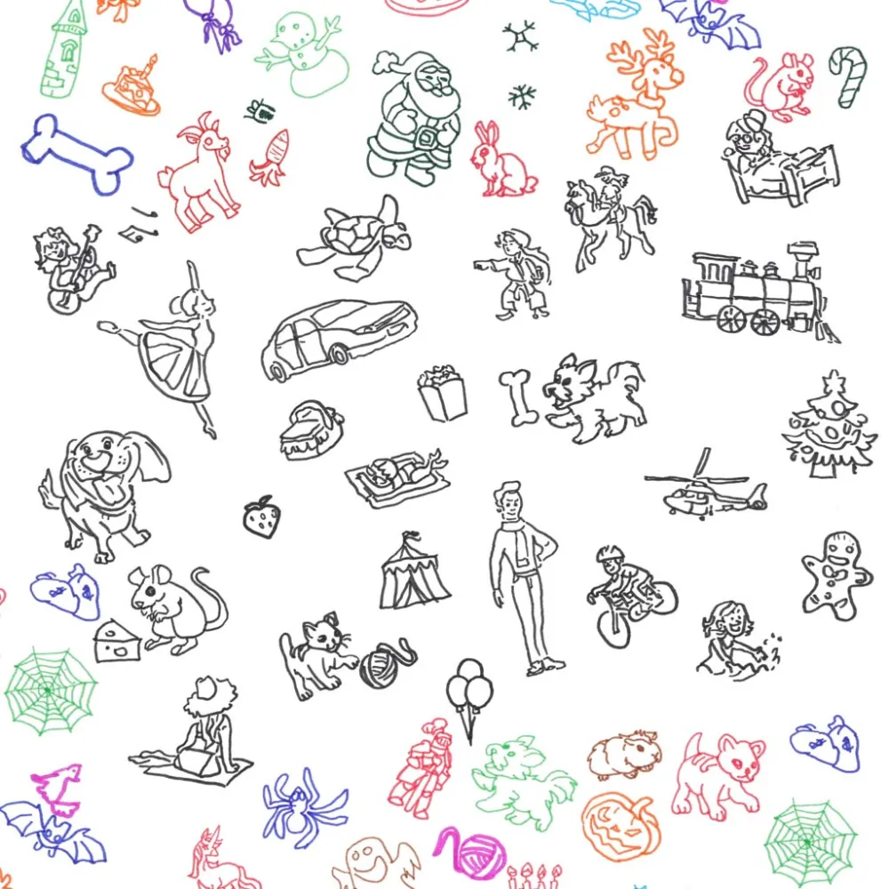 Akcesoria do rysowania dla dzieci – stolik, mazaki, kredki, papier