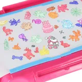 Zestaw plastyczny do nauki rysowania z rzutnikiem i kolorowymi przyborami