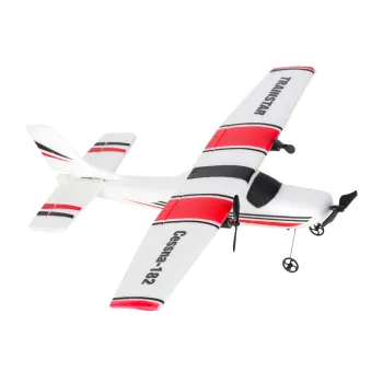 Podzespoły i akumulator szybowca akrobata Cessna 182 na stole