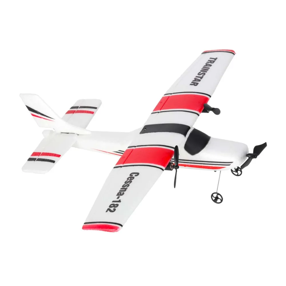 Podzespoły i akumulator szybowca akrobata Cessna 182 na stole