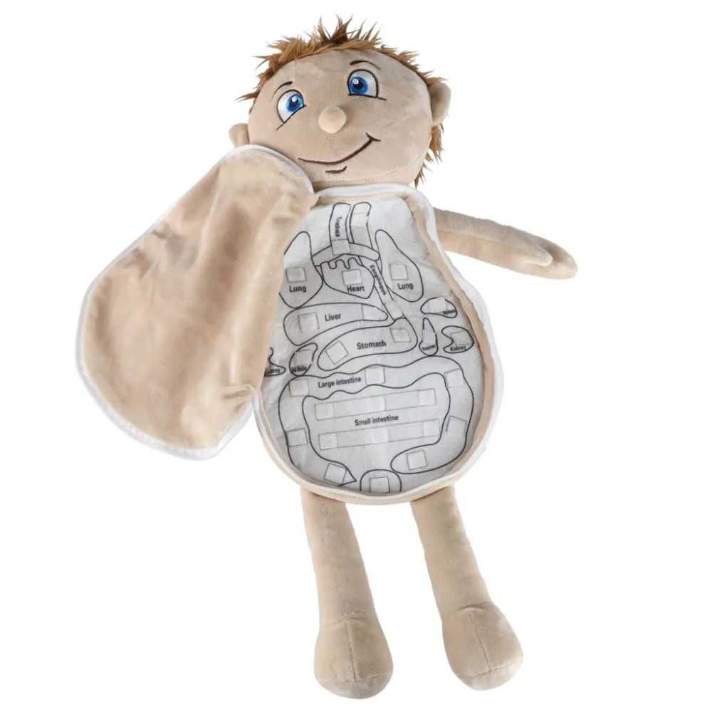 Lalka maskotka z wyjmowanymi narządami wewnętrznymi