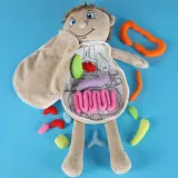 Wielokolorowa lalka edukacyjna do rozwijania pasji naukowych