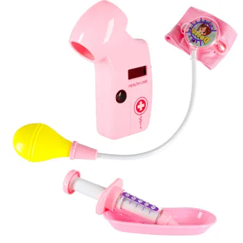 Fartuch i czapka lekarska w zestawie medycznym dla dzieci