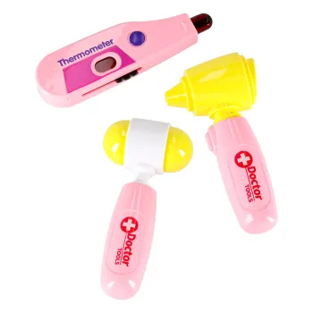 Przenośny kuferek na akcesoria lekarskie dla dzieci, 35 elementów