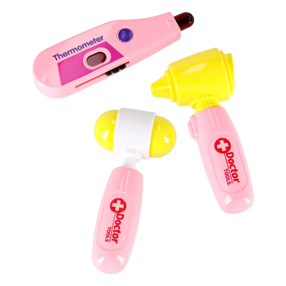 Przenośny kuferek na akcesoria lekarskie dla dzieci, 35 elementów