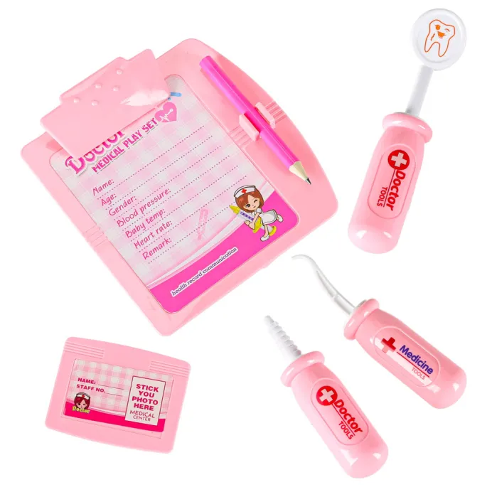 Zestaw lekarski z narzędziami dentystycznymi do zabawy