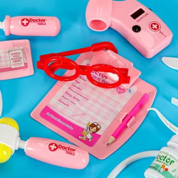 Zestaw lekarza od 3 lat, idealny prezent dla małych miłośników zabawy