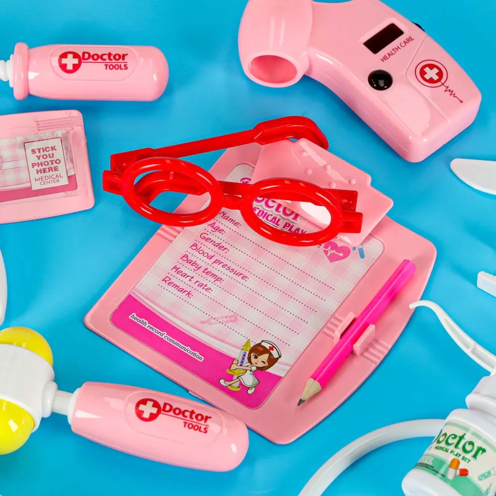 Zestaw lekarza od 3 lat, idealny prezent dla małych miłośników zabawy