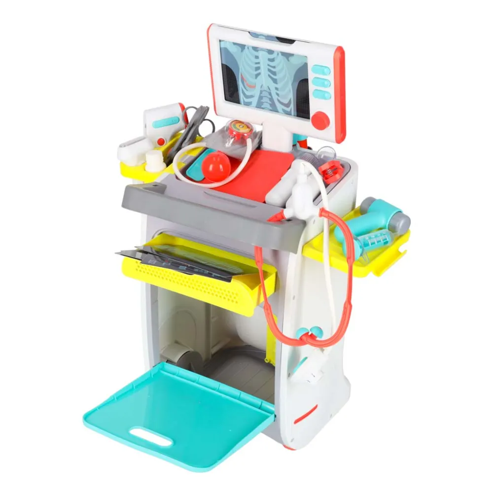 zestaw do zabawy w małego doktora z efektami dźwiękowymi i świetlnymi