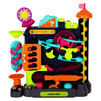 Tor przeszkód dla kulek wspierający rozwój motoryki dziecka