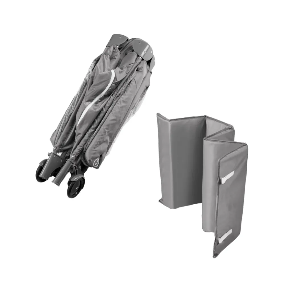 Kompaktowe łóżeczko dziecięce z praktyczną torbą transportową