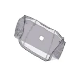 Mobilne łóżeczko dziecięce w szarych i białych kolorach do podróży