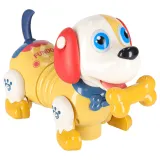 Pies robot prezentujący efekt świetlny podczas zabawy