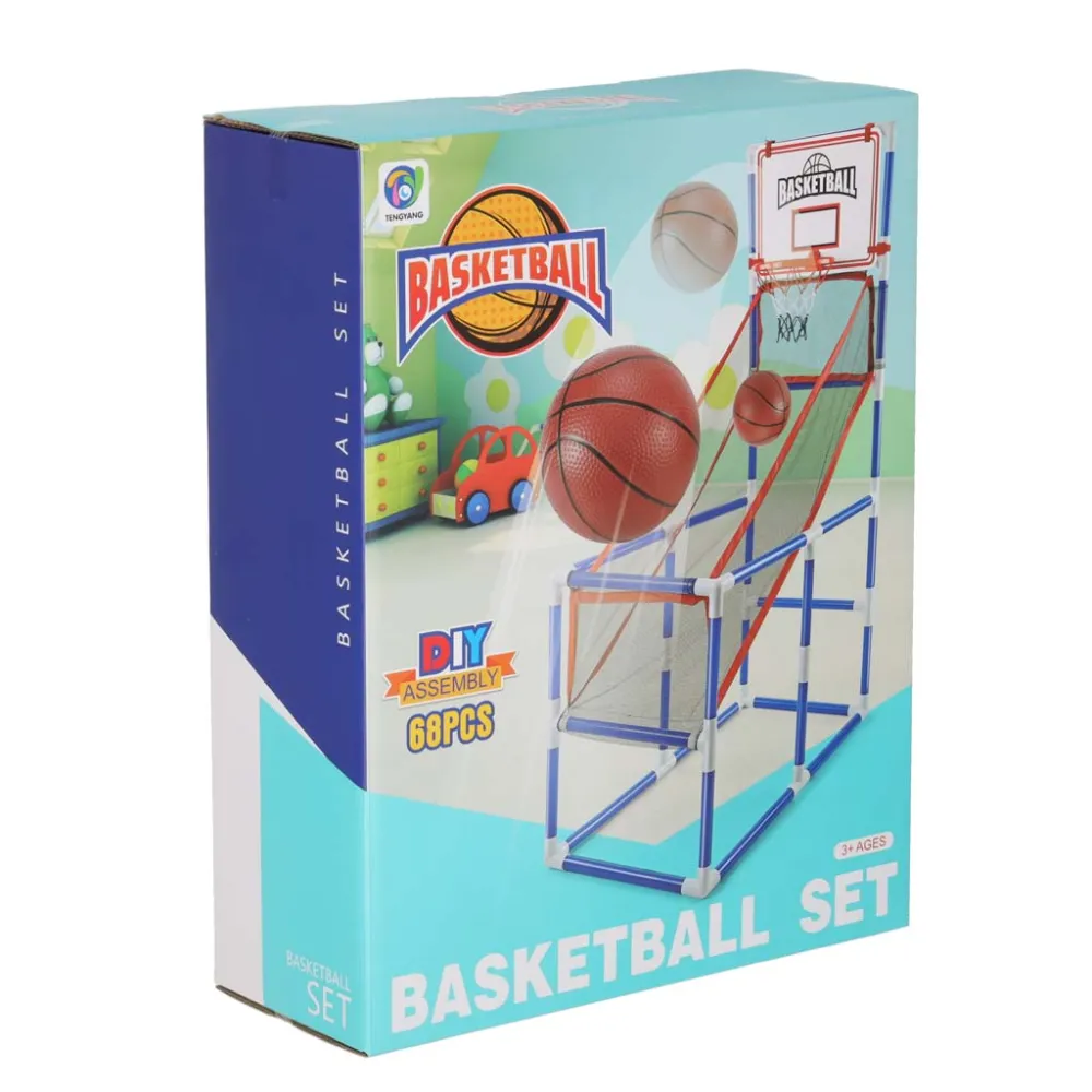 Sportowa rozrywka w domu – koszykówka zestaw z piłkami i tablicą