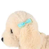 Miękki piesek na smyczy dla dzieci reagujący na ruch i dźwięk