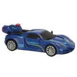 Transformer Revolt jako robot i sportowy samochód na podłodze