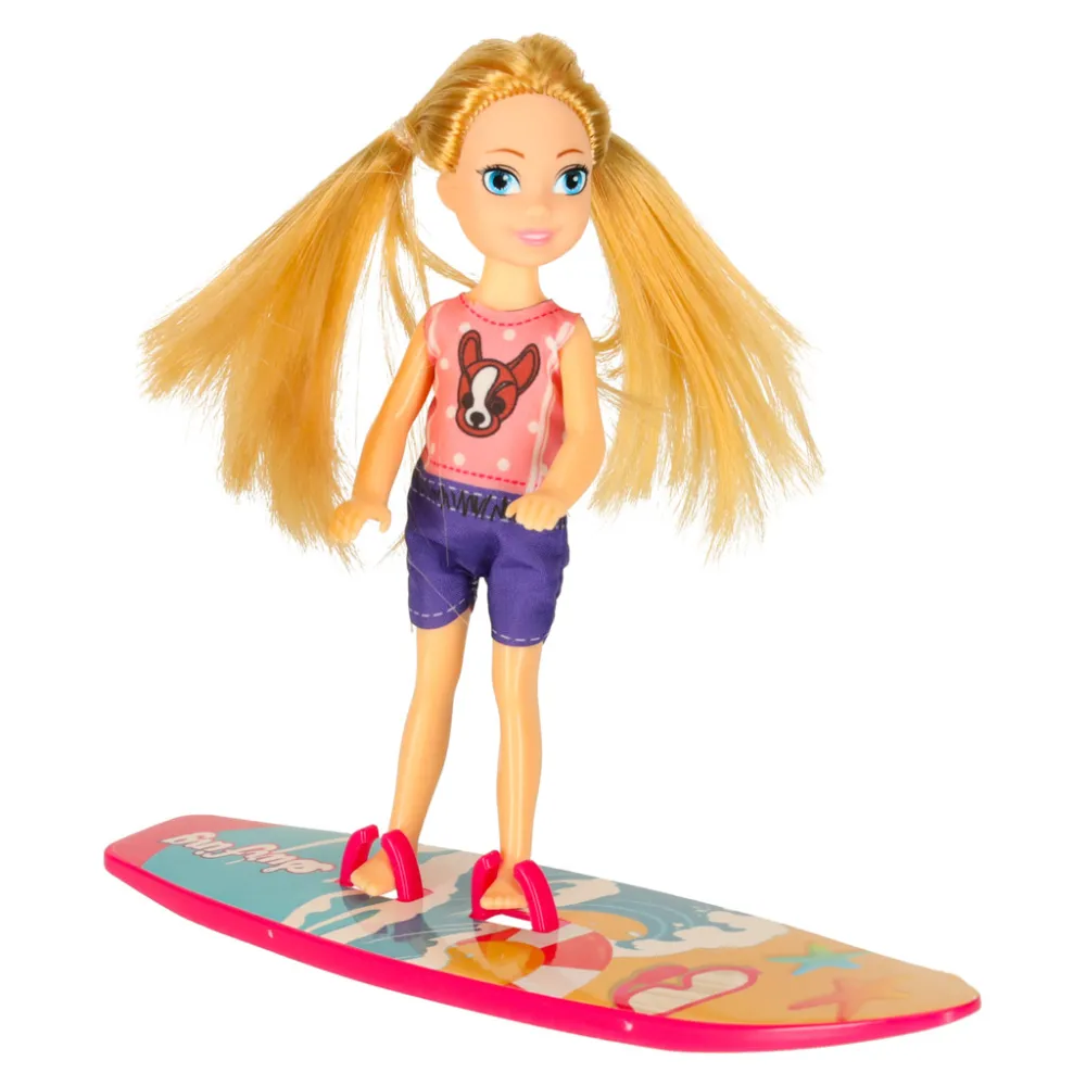 Imprezowy jacht rozkładany dla lalek z motorówką i akcesoriami