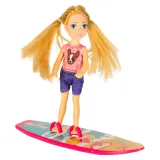 Imprezowy jacht rozkładany dla lalek z motorówką i akcesoriami