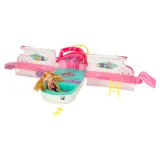 Jacht dla lalek z zestawem do surfowania dla kreatywnych dzieci