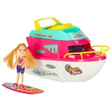 Motorówka i jacht dla lalek z ruchomymi elementami dla dzieci