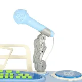 Instrument edukacyjny dla dzieci z 37 klawiszami, mikrofonem i bębnami