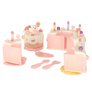 Zestaw urodzinowy z talerzykami, świeczkami i ozdobami