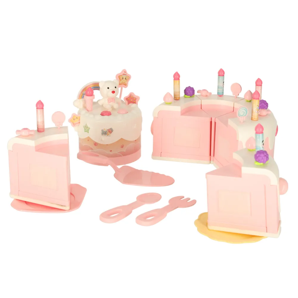 Zestaw urodzinowy z talerzykami, świeczkami i ozdobami