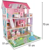 Taras i huśtawka w domku dla lalek Lulilo Gardeno – inspiracja zabawą