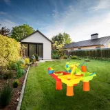 Stolik z piaskownicą stymulujący rozwój motoryki i kreatywność