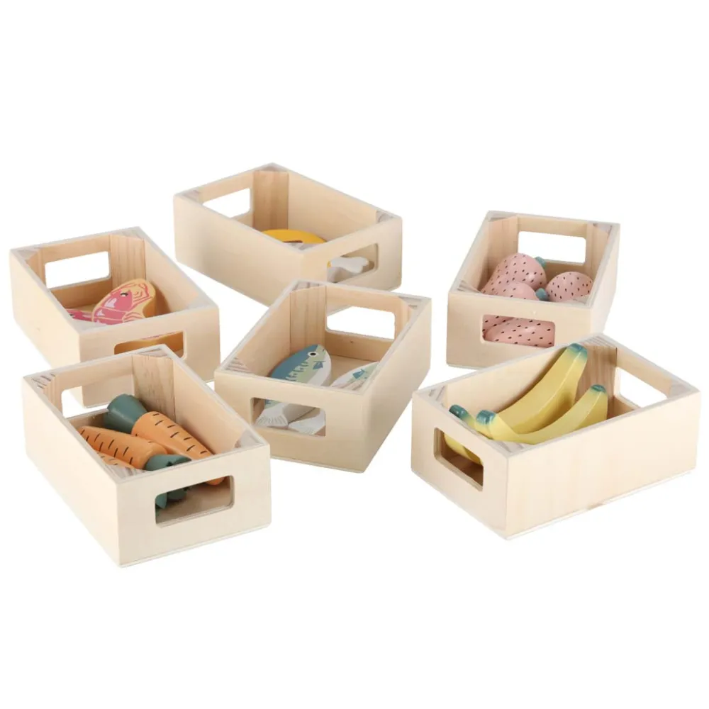 Interaktywny stragan supermarket LULILO Melo z zabawkowymi produktami