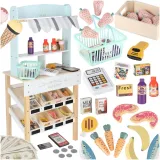 Zestaw do zabawy w sklep dla dzieci powyżej 3 lat z kasą