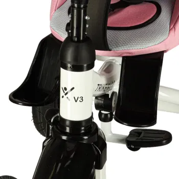 Praktyczny trójkołowy rowerek 3w1 różowy, idealny na prezent dla dziecka