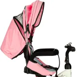 Rowerek spacerówka z podnóżkiem i bezpieczną ramą dla najmłodszych dzieci