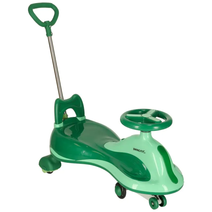 Solidny zielony jeździk grawitacyjny dla dzieci od 3 do 6 lat