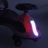 Elementy zestawu montażowego jeździka Swing FIX S2, widok poglądowy