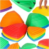 Kolorowe kamienie sensoryczne do ćwiczenia równowagi dla dzieci