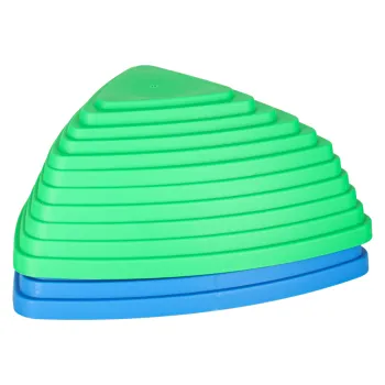 Kamienie równoważne różnej wielkości w intensywnych kolorach