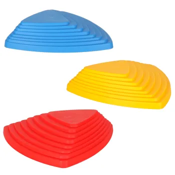 Zestaw kamieni do układania torów przeszkód i nauki równowagi