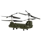 Helikopter wojskowy RC Syma S026H-1 w ciemnozielonym kolorze